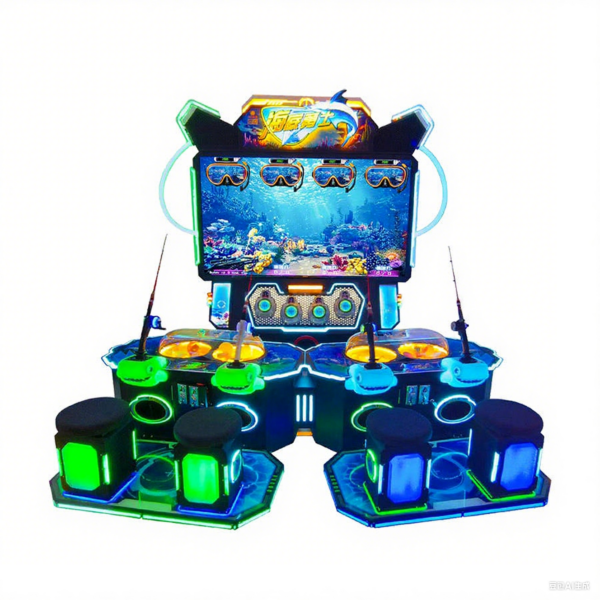 Arcade fishing attraction for children