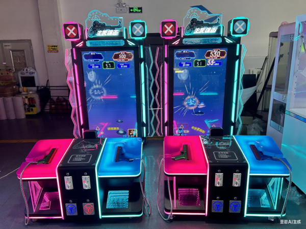 Arcade shooting machine